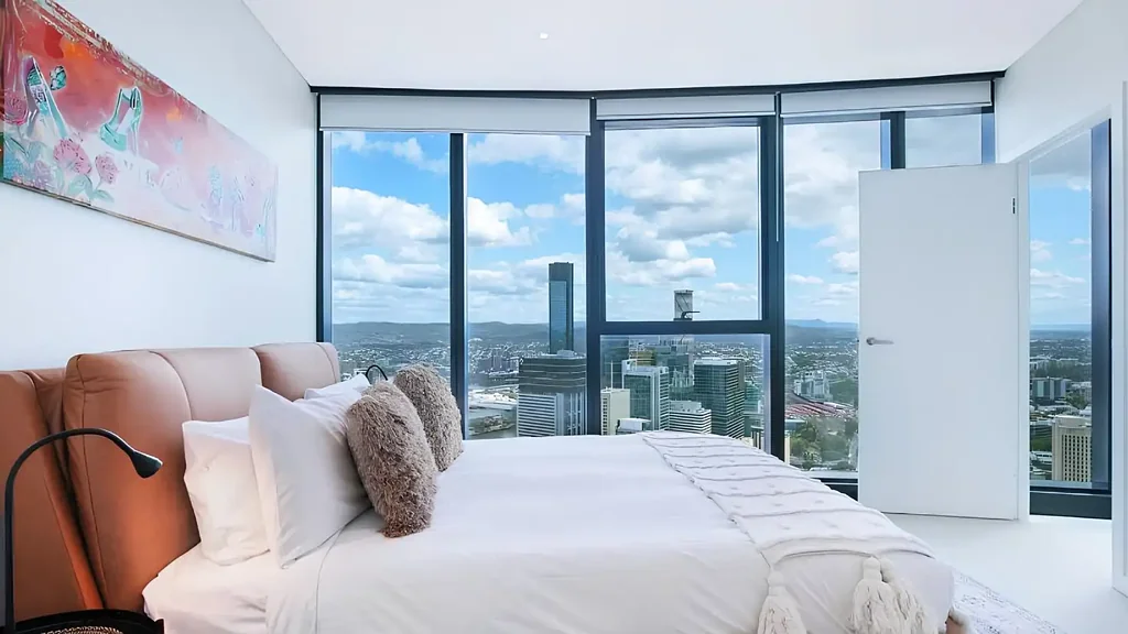 Brisbane City 3chambre Elevated Three-Bedroom Living in SkyTower