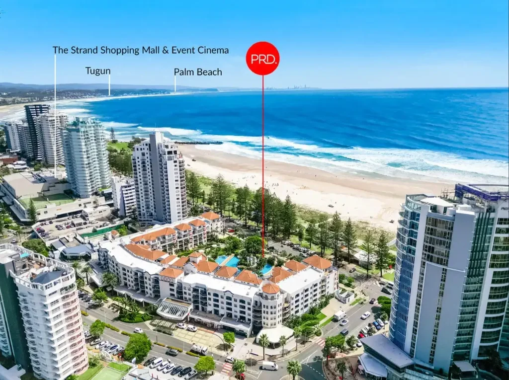 Coolangatta 1غرفة نوم Coastal Luxury in Iconic Calypso Plaza