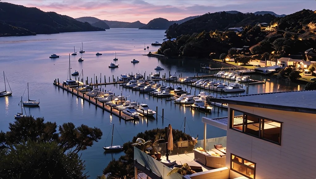 Whangaroa 3Kwarto Elevated Above the Marina  480m² Luxury Residence