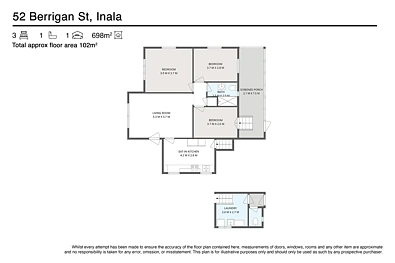 52 Berrigan Street, Inala, QLD 4077, 3 slaapkamers, 1 badkamers, House