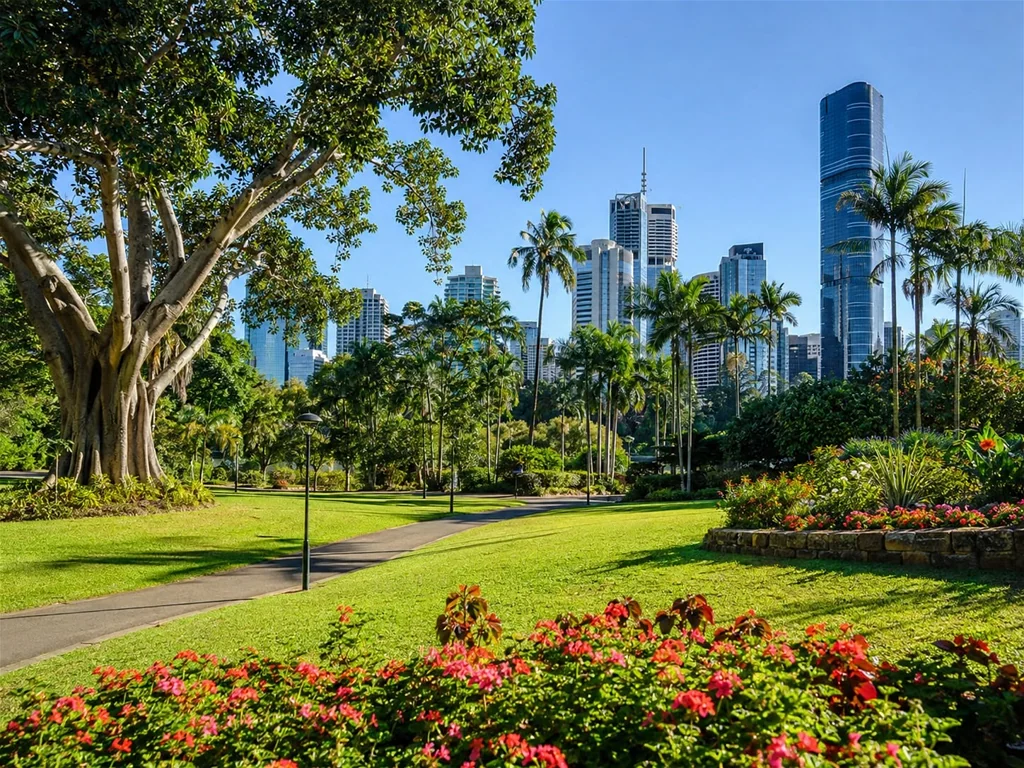 Brisbane City 4房 布里斯班植物园对面的尊贵四卧室住宅 Prestigious 4 Bedroom Residence Opposite Brisbane's Botanic Gardens