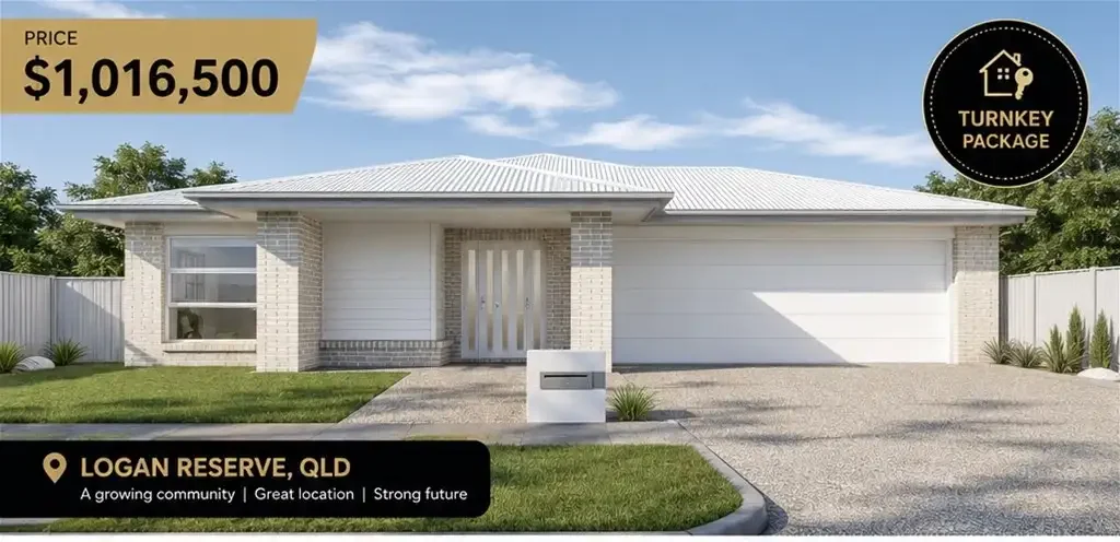 Logan Reserve 4બેડરૂમ Brand New Family Home in Logan Reserve, QLD | Premium Turnkey Package