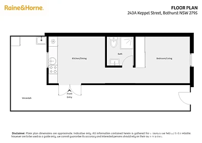 243a Keppel Street, Bathurst, NSW 2795, 1 slaapkamers, 1 badkamers, House