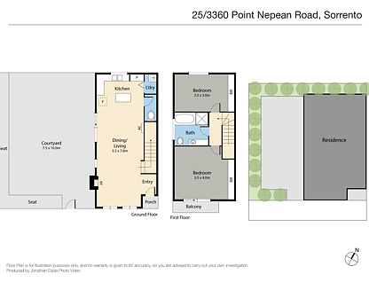 25/3360 Point Nepean Road, Sorrento, Mornington Peninsula, 2 Schlafzimmer, 1 Badezimmer, Apartment