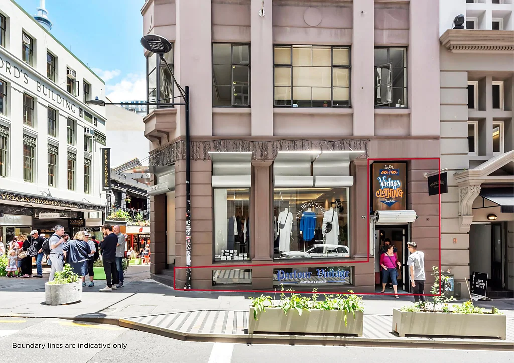 Auckland Central Stylish Basement Retail on High Street