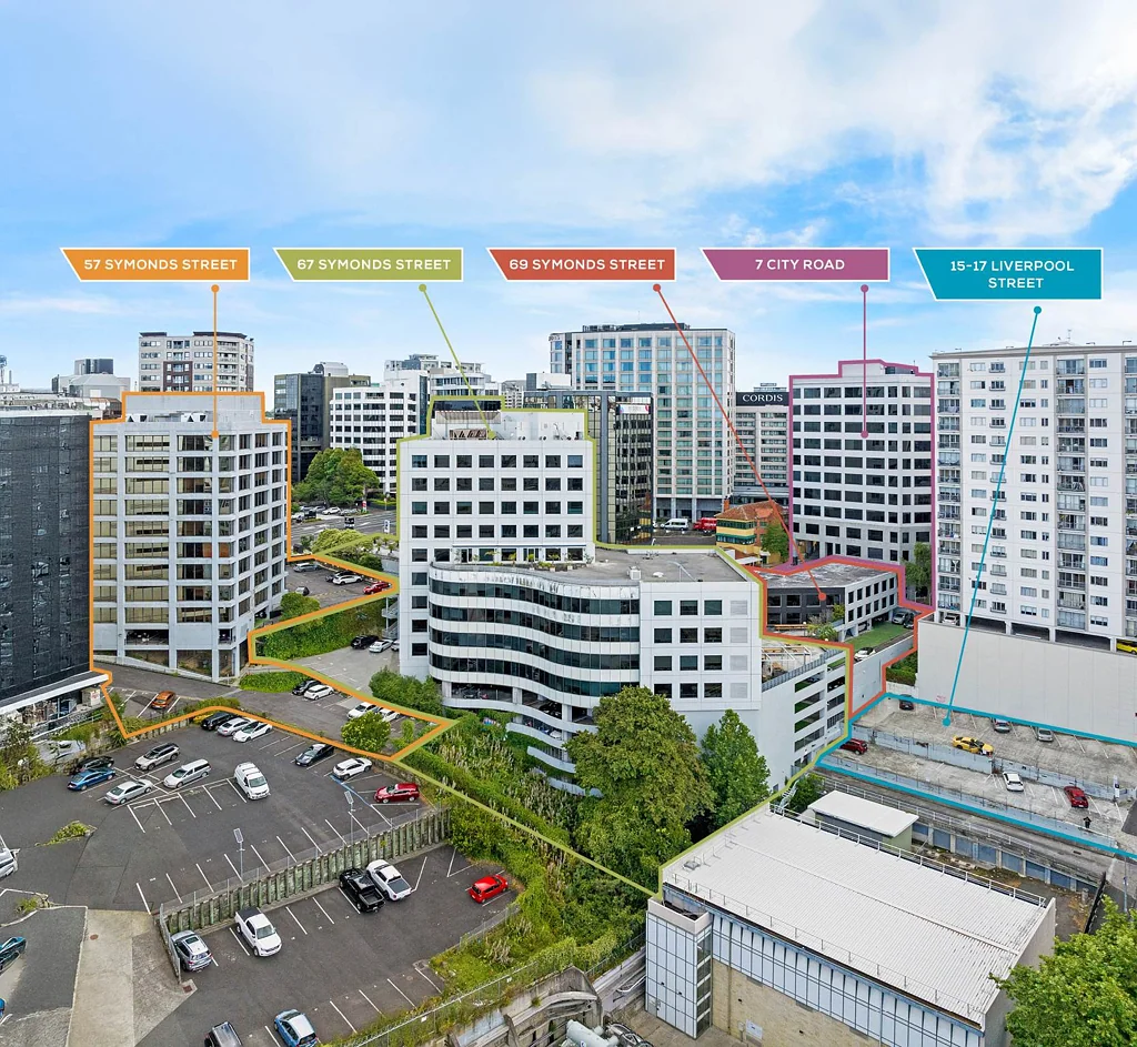 Auckland Central CBD教育核心区！稀缺永久产权地块组合，市中心商业区，开发潜力巨大，总占地约9,628㎡！ PRIME CBD EDUCATION PRECINCT PORTFOLIO