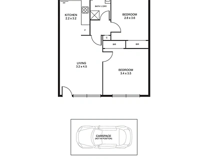 13/125 Kambrook Road, Caulfield North, Inner East Melbourne, 2 Schlafzimmer, 1 Badezimmer, Apartment