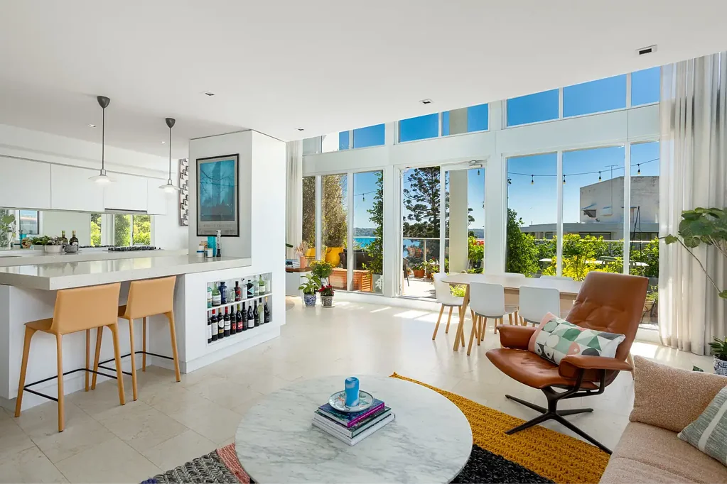 Elizabeth Bay 1房 壮丽海滨奢华公寓，带露台和广阔海港景观 Spectacular Harbourside Luxury With Terrace And Wide Harbour Views