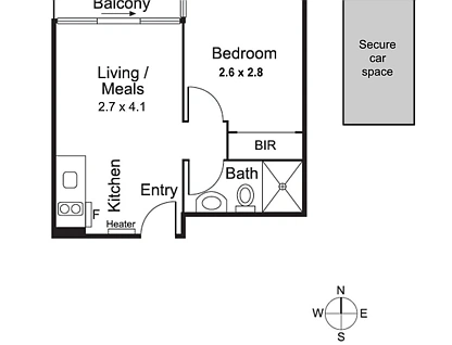 106/383 Burwood Road, Hawthorn, Inner East Melbourne, 1 Schlafzimmer, 1 Badezimmer, Apartment