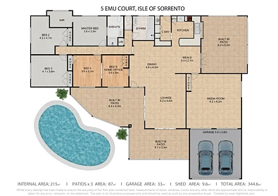 5 Emu Court, Bundall, QLD 4217, 5房, 2浴, House