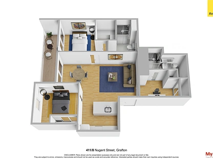 411/8 Nugent Street, Grafton, Auckland City, 2房, 2浴, Apartment