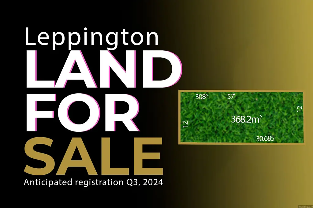 Leppington Land For Sale - Anticipated registration Q3, 2024