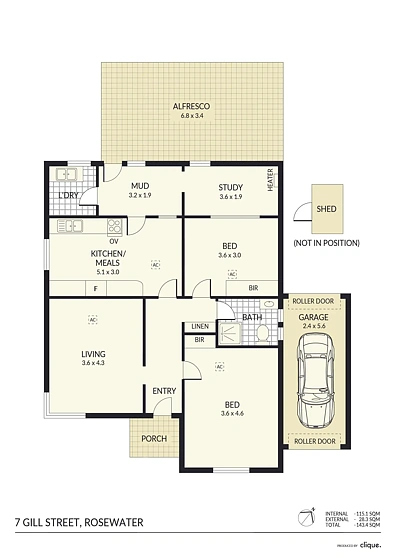 7 Gill Street, Rosewater, SA 5013, 2房, 1浴, House