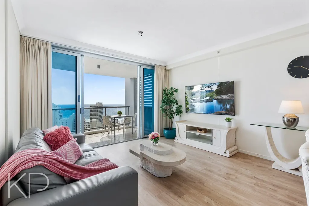 Surfers Paradise 2ห้องนอน 2- Bedroom Featuring the rare and desirable "D Style" floor plan 114m2 in the Heart of Surfers Paradise.