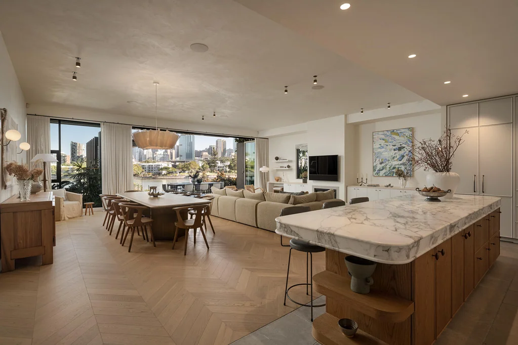 New Farm 4房 奢华、设计与水岸融为一体的稀有河畔豪宅 A Rare Riverhouse Where Luxury, Design and the Waterfront Become One
