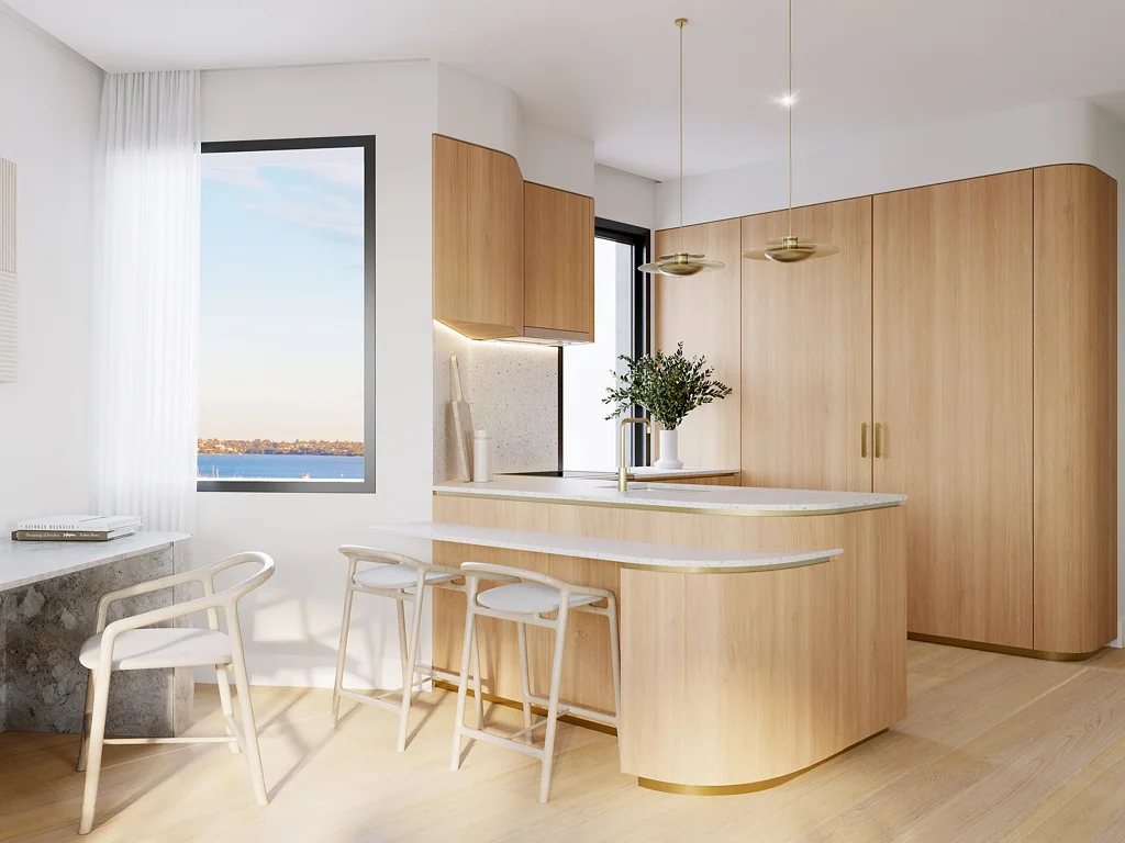 Como 2房  North-Facing 2-Bedroom Apartment with River Glimpses