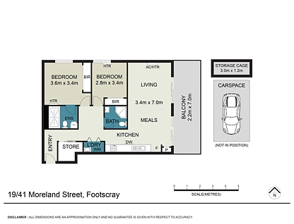 19/41 Moreland Street, Footscray, Western Melbourne, 2 Kuwarto, 2 Banyo, Apartment