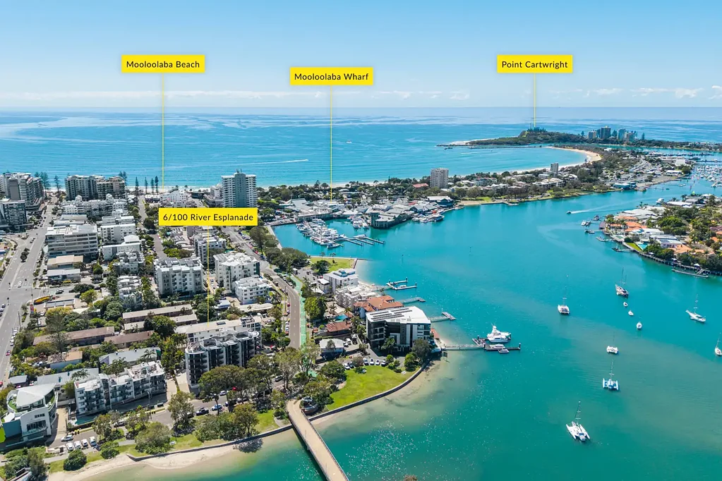 Mooloolaba 2બેડરૂમ The best of small complex residential living at this price point on River Esplanade