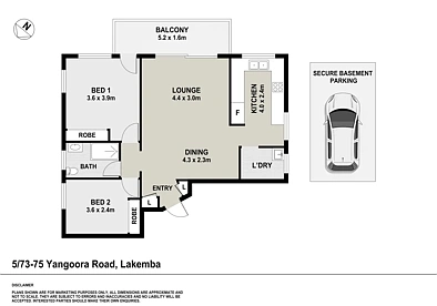 5/73-75 Yangoora Road, Lakemba, NSW 2195, 2 slaapkamers, 1 badkamers, Unit