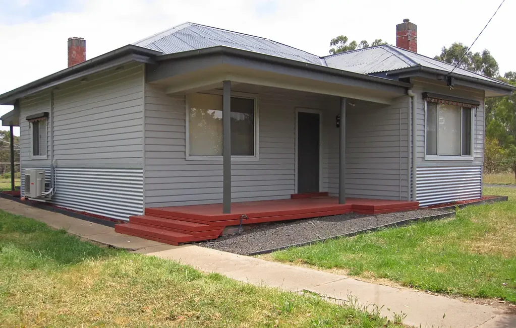 Three bedroom home on the edge of town.