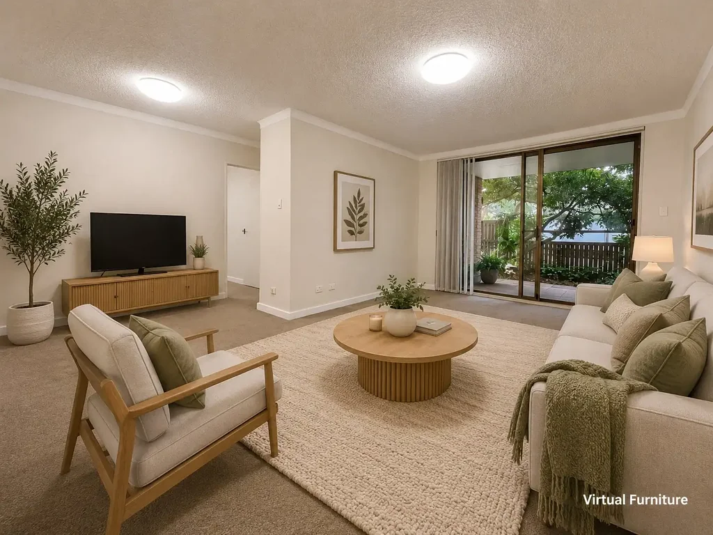 Ground floor two-bedroom courtyard apartment.
