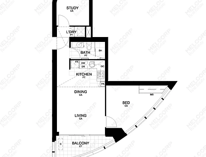 2107/9 Power Street, Southbank, Melbourne CBD, 2 habitaciones, 1 baños, Apartment