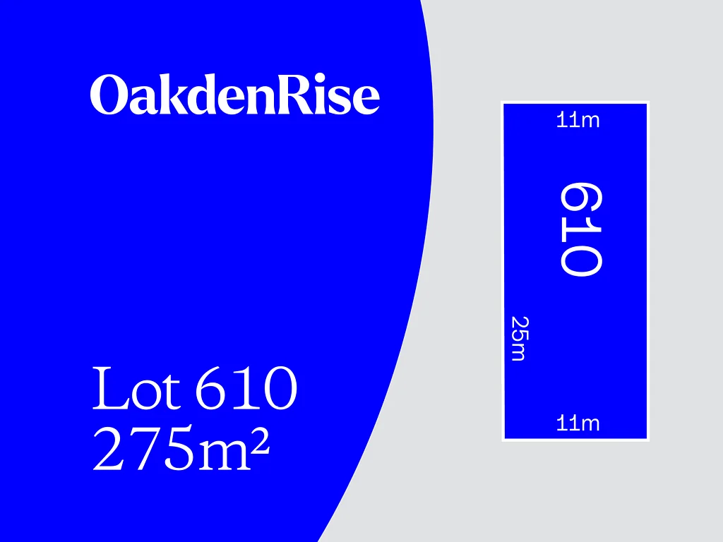LOT 610 Edinburgh Crescent, Oakden, SA 5086