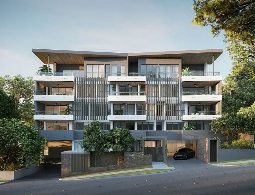 23/11 Priory Street, Indooroopilly, Brisbane Western Region, 2 ห้องนอน, 2 ห้องน้ำ, Unit