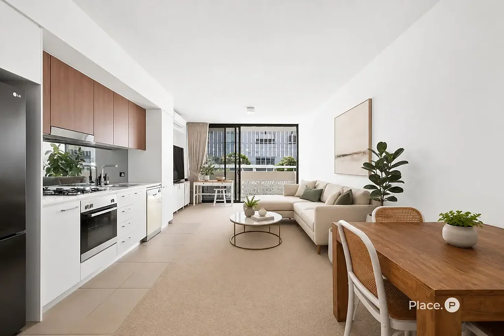 Newstead 1房 Newstead最受欢迎精品建筑中的设计师公寓 Designer Apartment in Newstead's Most Sought-After Boutique Building