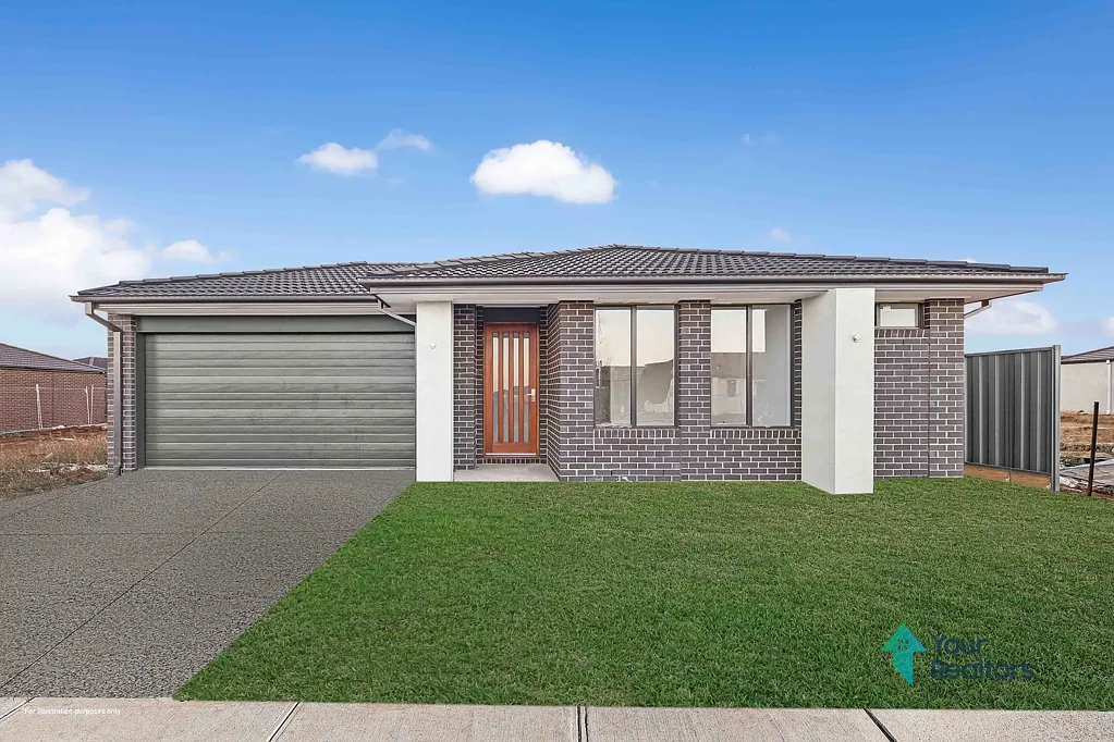 Melton South 4房 精美外观 2740mm高顶 厨石台面 冷暖空调 黄金地段 丰富配套 机会难得！ Brand New Family Home!!!
