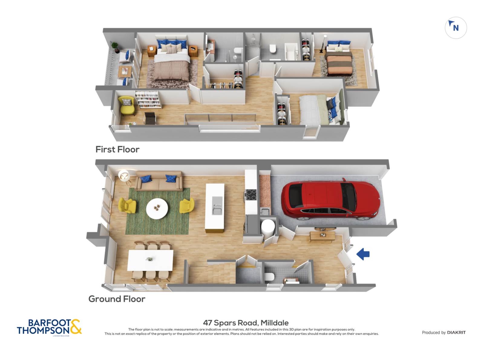 47 Spars Road, Wainui, Auckland - Rodney, 3 कमरे, 0 बाथरूम, Townhouse