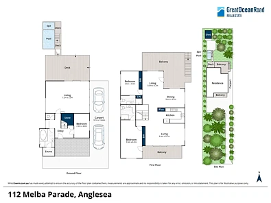 112 Melba Parade, Anglesea, VIC 3230, 3房, 3浴, House