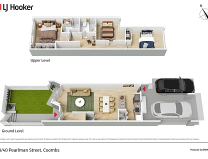 28/40 Pearlman Street, Coombs, Molonglo Valley District, 3 ห้องนอน, 2 ห้องน้ำ, Townhouse