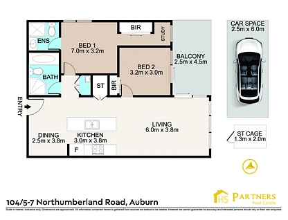 104/5-7 Northumberland Road, Auburn, Parramatta (Northwest suburbs), 2 chambres, 2 salles de bain, Apartment