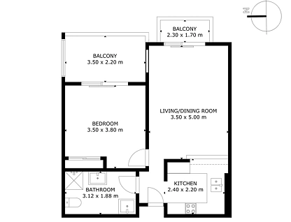 47/27-51 Palmer Street, Woolloomooloo, Sydney CBD, 1房, 1浴, Apartment