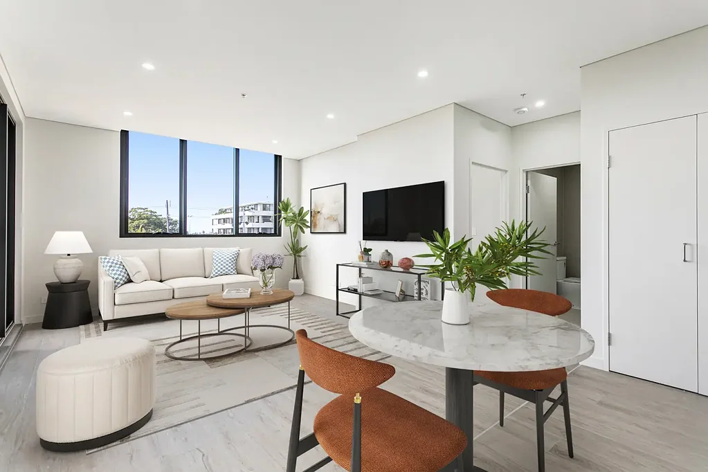 Luxury residences above the stunning greens