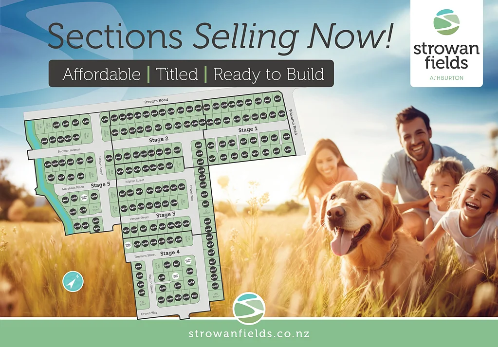 Ashburton Strowan Fields Subdivision - Titles issued