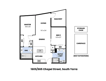 1605/665 Chapel Street, South Yarra, Inner East Melbourne, 2房, 2浴, Apartment
