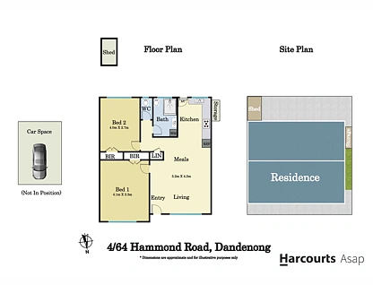 4/64 Hammond Road, Dandenong, South East Melbourne, 2 Bedrooms, 1 Bathrooms, Unit