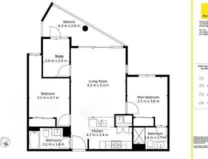 530/5 Vermont Crescent, Riverwood, South Western Suburbs, 2房, 2浴, Apartment