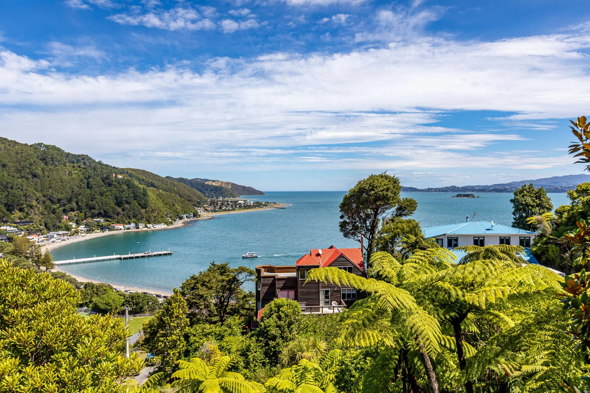 Days Bay 3બેડરૂમ A Walk Up Rewarded With Panoramic Views