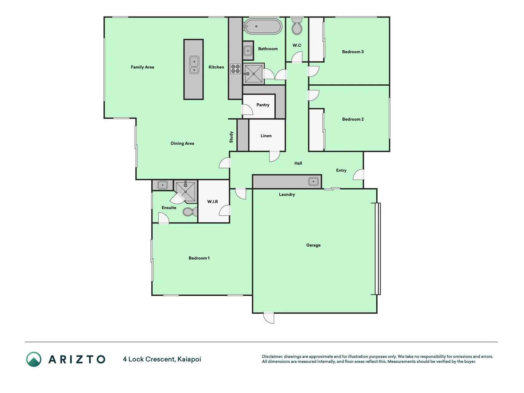 4 Lock Crescent, Kaiapoi, Waimakariri District, Canterbury, 3 Bedrooms, 2 Bathrooms, House