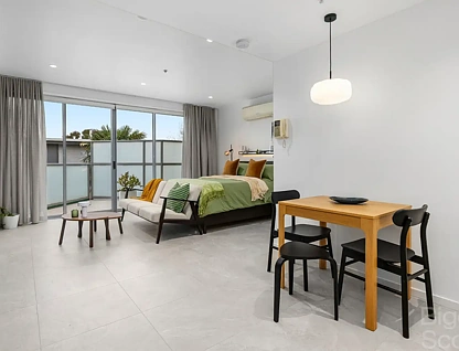 208/182 Barkly Street, St Kilda, Melbourne CBD, 0房, 1浴, Studio