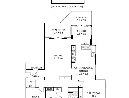 13/166 Mill Point Road, South Perth, WA 6151, 3部屋, 2バスルーム, Apartment