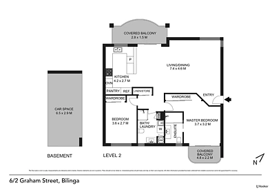 6/2 Graham Street, Bilinga, QLD 4225, 2 slaapkamers, 2 badkamers, Unit