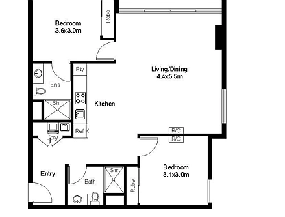 1406/156 Wright Street, Adelaide, Adelaide CBD, 2 ਕਮਰੇ, 2 ਬਾਥਰੂਮ, Apartment