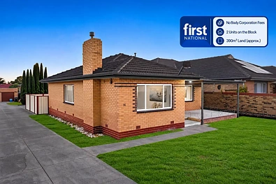 Noble Park 3कमरा Charming 3-Bedroom Home with Sunroom, Private Backyard & No Owners Corporation Fees! Only 2 on the Block.