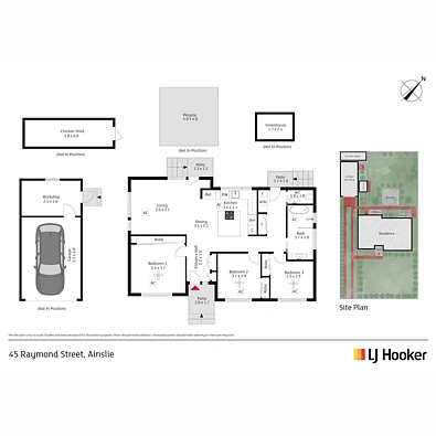 45 Raymond Street, Ainslie, ACT 2602, 3房, 1浴, House