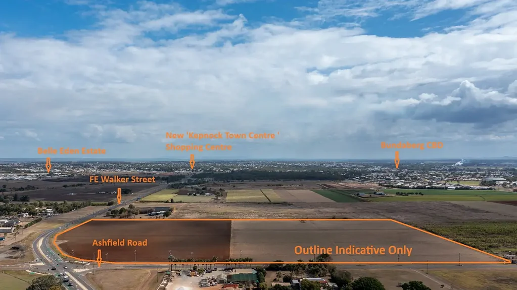Kalkie  'EMERGING COMMUNITY ZONED' - 12.94 HA OF LAND IN GROWTH CORRIDOR BETWEEN BUNDABERG AND BARGARA