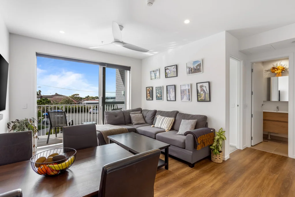 Onehunga 2房  Stylish, Modern Apartment with Pool & Sun